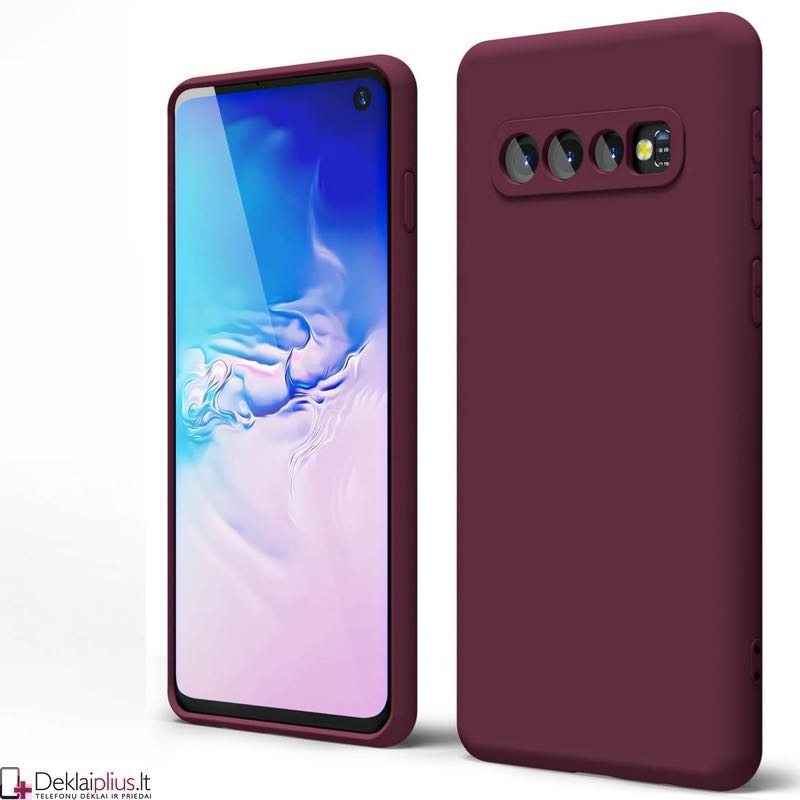 Liquid Air silikoninis bordo dėklas - su kameros apsauga (Samsung S10) Liquid Air silikoninis bordo dėklas - su kameros apsauga (Samsung S10)